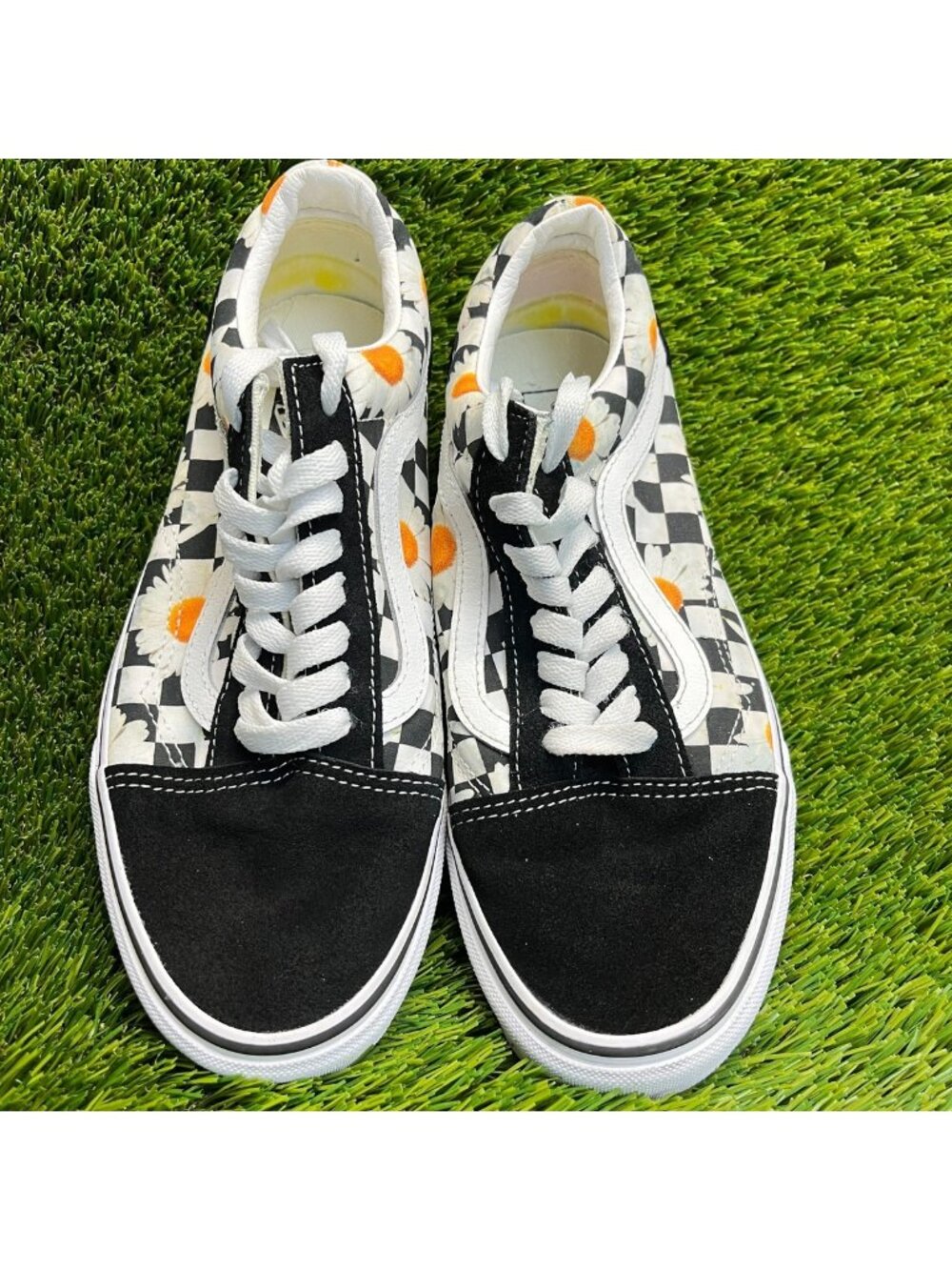 VANS Old Skool Womens Size 9 Mens 7.5 Black White Athletic Skate Shoes Sneakers - Picture 5 of 10